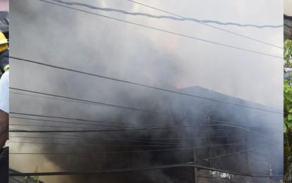Three elderly women rescued from burning house in Albouystown