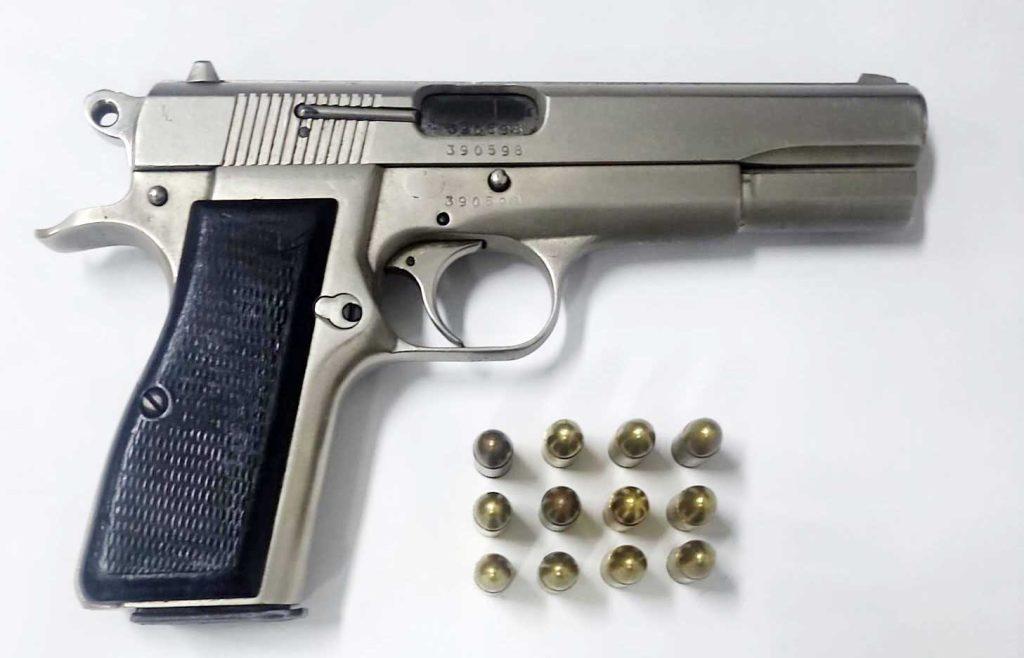 The weapon seized by police