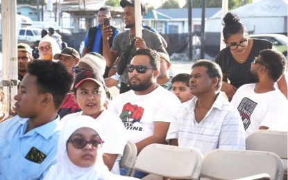 Guyanese rally against slaughter of Palestians by Israel