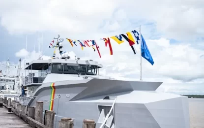 US$11.5M Patrol Vessel commissioned for GDF