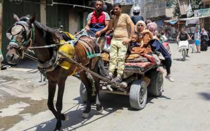 Palestinians flee as Israeli forces renew Gaza City assault
