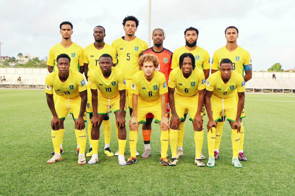 Golden Jaguars starting team against Belize.