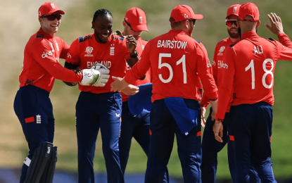 England keep T20 World Cup hopes alive with crushing win over Oman