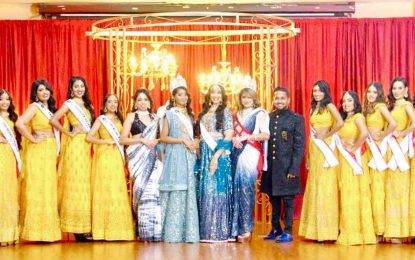 Miss, Mrs. and Teen India Guyana sashed