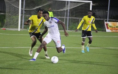 Guyana Police Force FC hold firm in third with victory over Buxton United FC