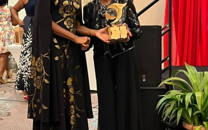 Pioneer in the Travel Industry in Guyana Gem Eytle conferred with THAG Hall of Fame Award/ Lifetime Award