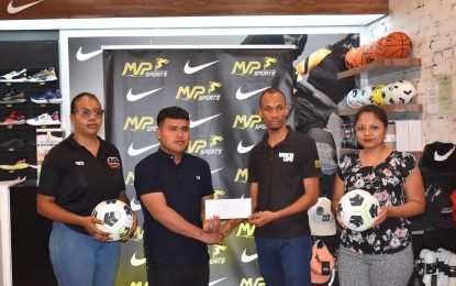 MVP Sports pledges support for upcoming Mazaruni Boys and Girls U18 Football