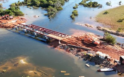 Temporary Pirara Bridge to be opened to light traffic on Saturday – Min. Public Works