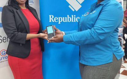 GUYOIL in partnership with Republic Bank Guyana introduces cashless transactions for fuel purchase