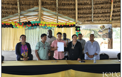 UG signs agreement for Maoka Taawa University of the Forests Campus