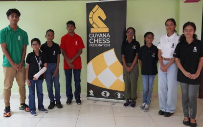 Junior Chess team off to Pan-American Youth Championships