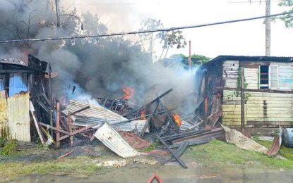 Illegal connection caused fire that destroyed East Ruimveldt houses