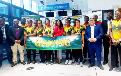 GCB welcomes home Women’s U19 T20 champions