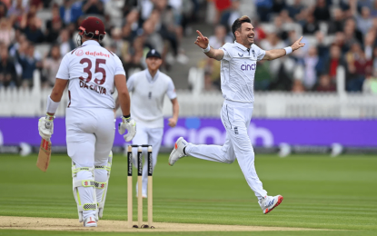 Anderson finishes Test career with innings win over West Indies