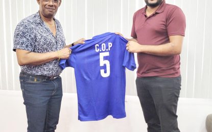 Commissioner of Police gives support to Kares One Guyana T10