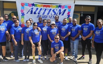 Autism Awareness and fitness Walk held by Rotary Club of New Amsterdam