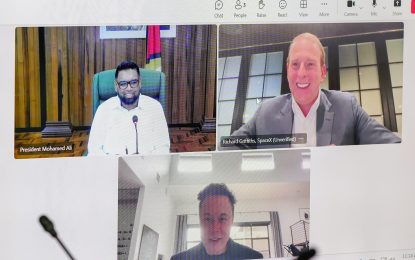 President hosts virtual meeting with billionaire Elon Musk