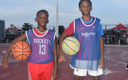 Rising Stars: Kelon and Mervin balancing books and Basketball