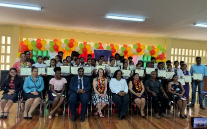 Guyana Centre for Civic Engagement hosts largest graduation from YOUthEngage592 Leadership Program