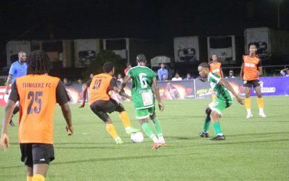 Slingerz FC stumble to 1-1 draw with Den Amstel; GPF FC defeat Monedderlust FC 3-0