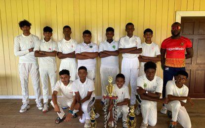 West Demerara Cricket Association wins historical DCB Under17 Inter-Association 50 overs tournament 