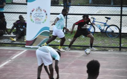 Calvin Moore leads North East to ‘One Guyana’ Futsal title