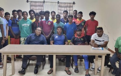 GCB president meets with Guyana U17 team ahead of CWI Rising Stars tournament