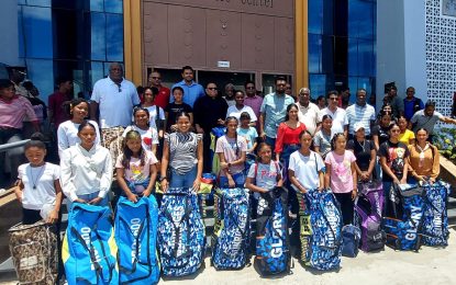 450 players receive cricket gear courtesy of President