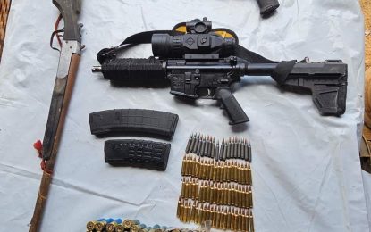 Police seize high-powered rifles, shotgun in Region #7 raid