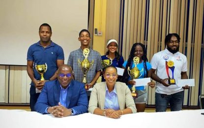 GTA rewards finalists in the ‘One Guyana’ President’s Games Cup