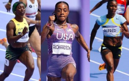 Fraser-Pryce, Richardson and Alfred to contest same women’s 100m semifinal in Paris