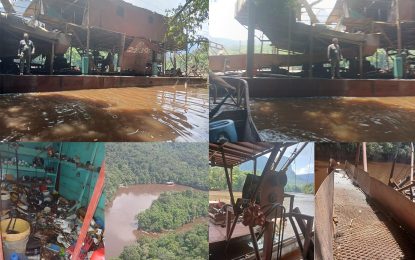 Six Brazilians arrested for illegal mining at Amatuk, Potaro River