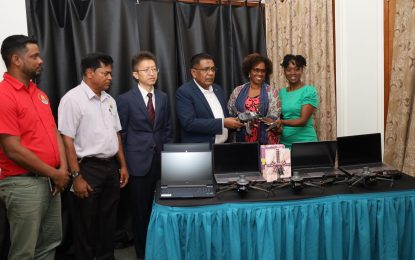 US$165,000 invested in drones, laptops for rice farmers 