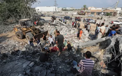 Israeli attack on Gaza shelter kills 15 members of one Palestinian family