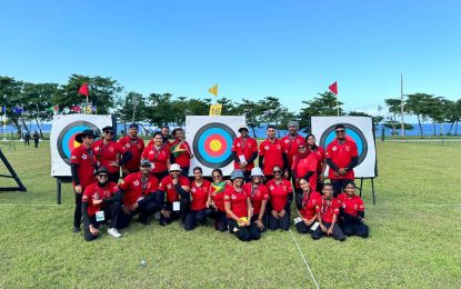 Archery: Team Guyana arrives for 6th Caribbean Development Championships