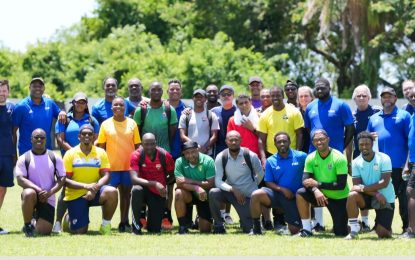 Guyanese Goalkeeper Coach Eon De Veira set to nurture local talent after completing FIFA Elite Training in Trinidad and Tobago