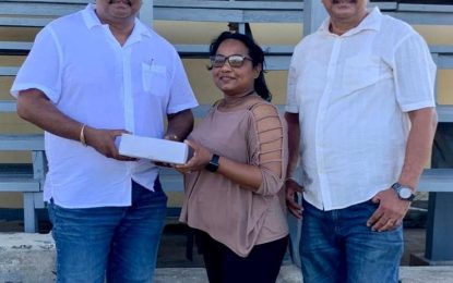 Kendall’s Union Cricket Club benefits from cricket balls through Project “Cricket Gear for young and promising cricketers in Guyana”