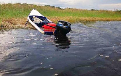 Retired teacher, captain hospitalized after boat crash in Moruca River