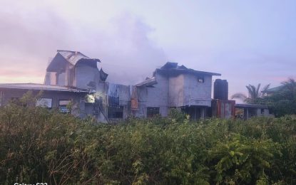 Fire guts house at No. 22 Village, WCB