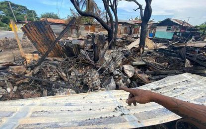 Lamaha squatting homes maliciously set on fire, 12 homeless