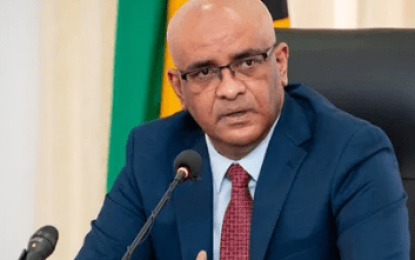 Jagdeo defends changing permits to force citizens to fight for oil spill compensation in Court