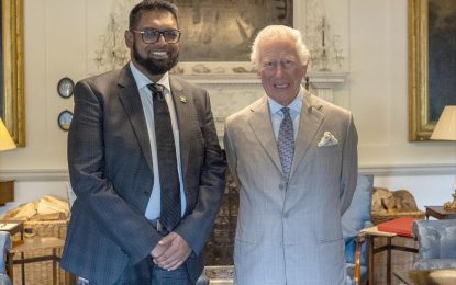 Pres. Ali talks up LCDS with King Charles III during recent visit to Scotland