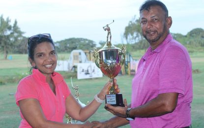 Dindnauth, Ally victorious at Trophy Stall Golf Tournament