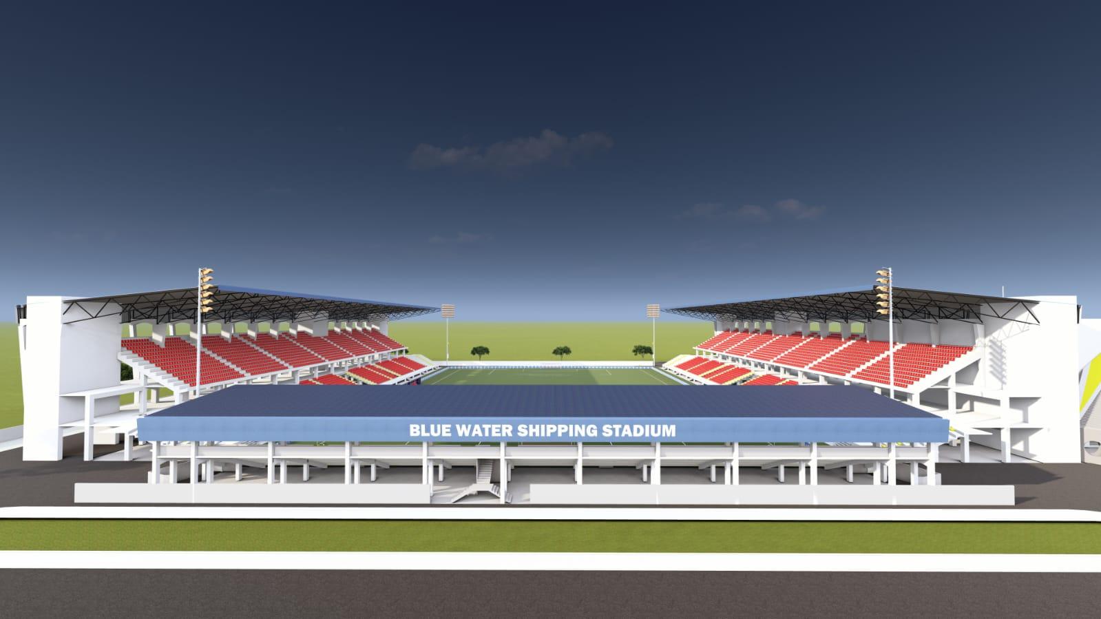 Sod turned for construction of BLUEWATER Shipping Stadium