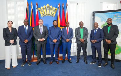 President Ali, Montagliani share plans for football development in Guyana