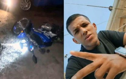 Venezuelan biker killed in crash on Lamaha Street