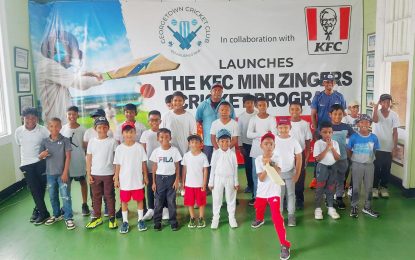 GCC mini Zingers Cricket Program officially bowls off