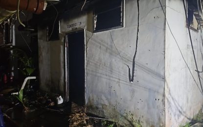 Fire destroys old Police  ID parade room