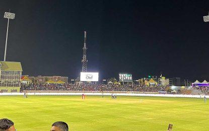 Lights go out at Guyana National Stadium during crucial CPL eliminator match