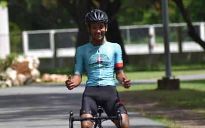 Briton finishes ahead of Jamual at 22nd Annual Macedo Memorial cycle Road Race